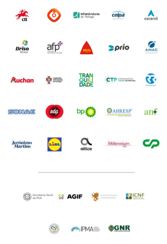 <p>Empresas que se juntaram à AGIF na divulgação da Campanha</p>
